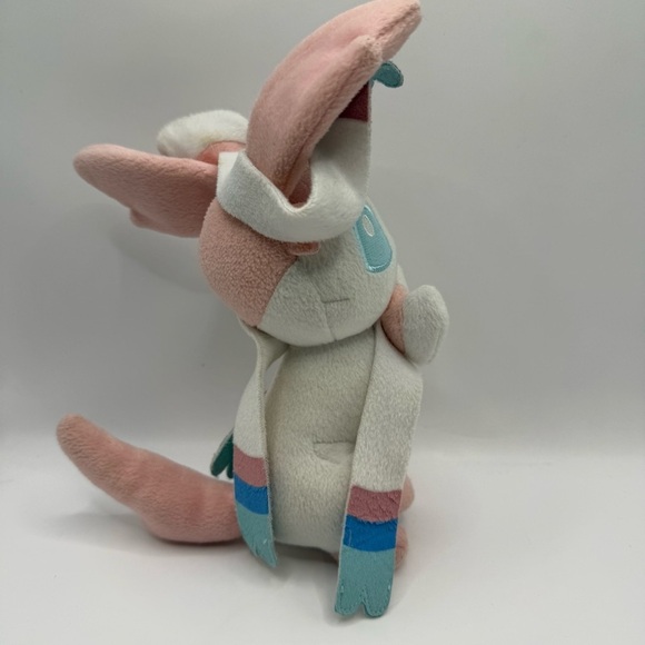 Pre-owned Sylveon Fairy Eevee Evolution Pokemon Plush Tomy 2016 - Picture 5 of 7